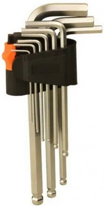 Inbussleutel set 9-delig medium Hercules Alletuinmachines.nl Afbeelding 1