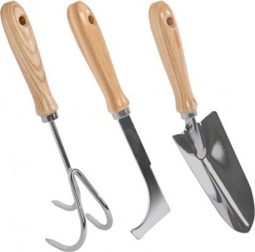 Talen Tools Tuinset 3 Delig Metaal/Hout Alletuinmachines.nl Afbeelding 1