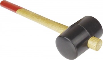 Brüder Mannesmann Rubberen hamer 708 g Alletuinmachines.nl Afbeelding 1