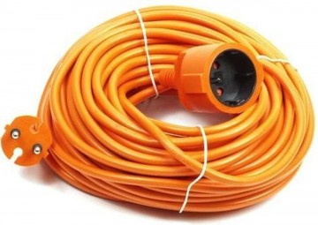 Verlengsnoer / tuinsnoer oranje 20meter afbeelding 1 Alletuinmachines.nl