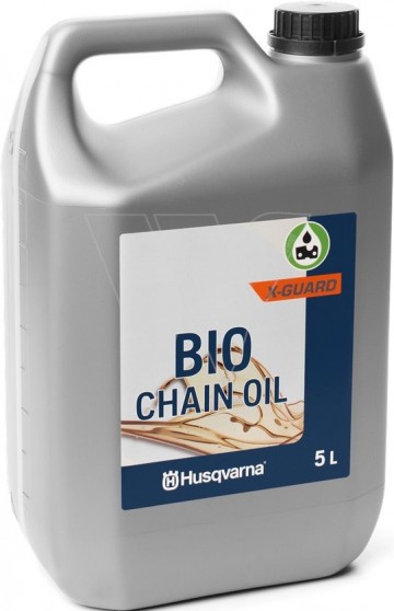 Husqvarna X-Guard Bio Chain Oil 5 Liter Alletuinmachines.nl Afbeelding 1